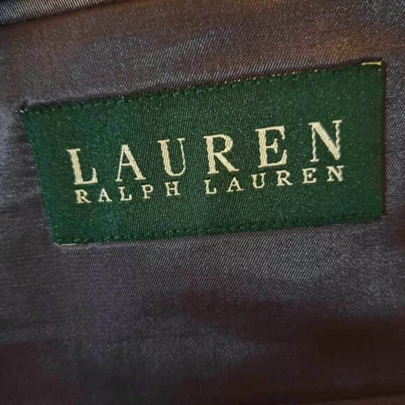 Lauren Ralph Lauren Blazer Mens 48R Gray Wool Two‎ Button Jacket - Picture 5 of 11